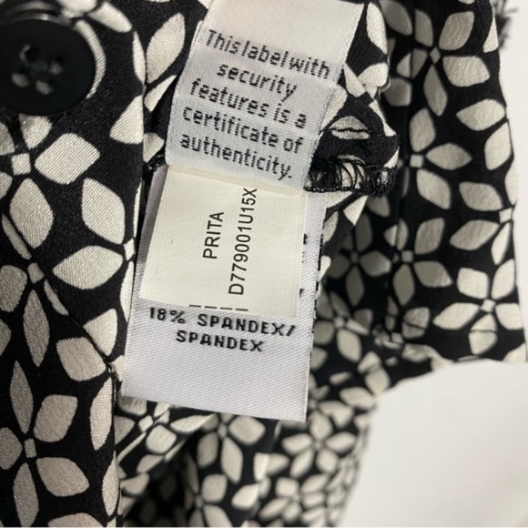 Diane Von Furstenberg Silk Prita Shirt Dress 8 - Picture 14 of 16